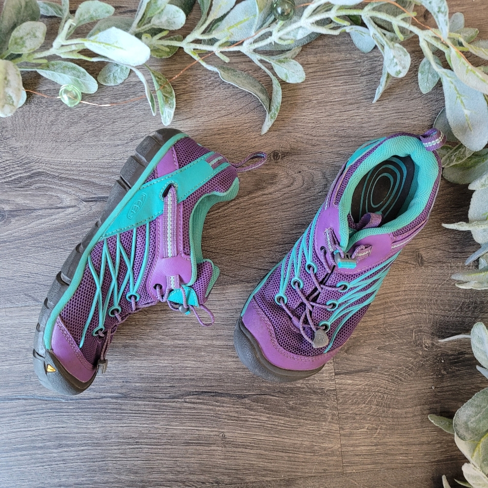 Keen Kids Shoes in Purple and Teal
